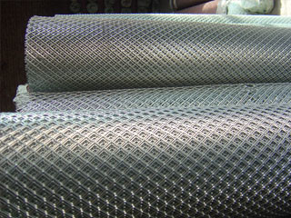 RAL Colors Expanded  Steel Plate Mesh 50*100mm For Foundation Pit Supporting Shotcrete